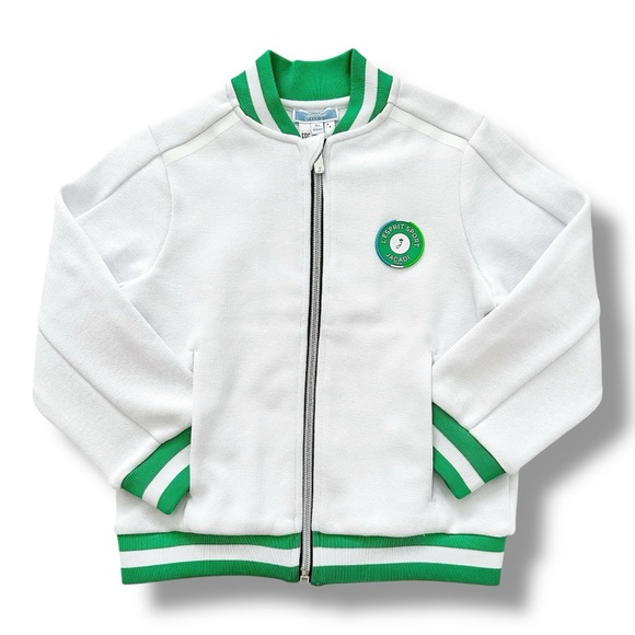 Jacadi | Zip-Up Tennis Inspired Cardigan Sweatshirt (4 yrs) 🎾 - Picture 1 of 6
